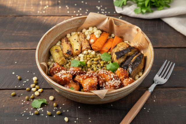 Ballı Teriyaki Soslu Tavuklu Bowl
